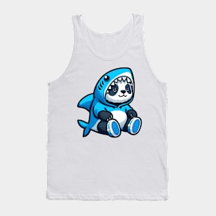 Blue Panda Shark Tank Top